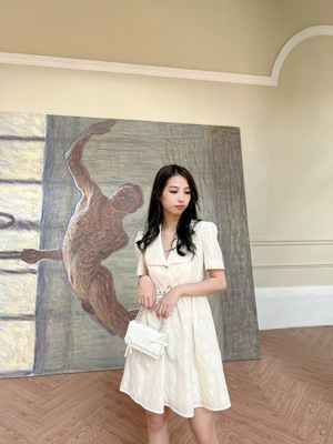 新款上新 夏季新款 重工连衣裙