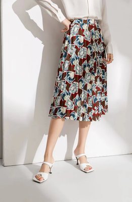 深圳高端设计复古定制印花半裙