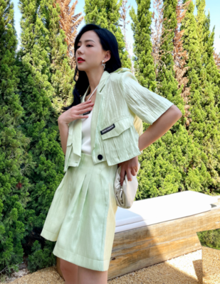 简约百搭新款梭织外套